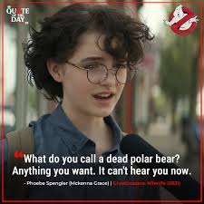 Phoebe's humor? Absolutely polar-izing. 👻