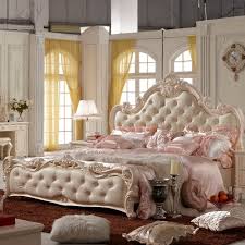 Modern european solid wood bed fashion carved leather french bedroom furniture pfy10147. Pin On French Inspiration