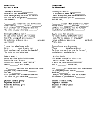 Love her nice big butt. Down Under Song Lyrics