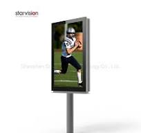 Custom Design Street Light Digital Scrolling Ads Pole Standing Advertising Signs