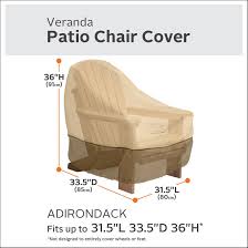 classic accessories veranda adirondack patio chair cover durable and water resistant outdoor chair cover st patio chair covers chair cover outdoor chair cover