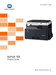 Se avete bisogno di driver o firmware di un'altra versione, inviate una richiesta. Product Guide Bizhub 164 Vs1 0 Image Scanner Windows 7