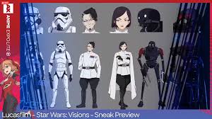 The anime show 'star wars: Star Wars Visions Anime Sneak Peeks Revealed Studio Announced