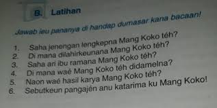 Cuplikan soal kelas 7 : Jawaban Bahasa Sunda Kelas 7 Halaman 50 Mohon Di Bantu Brainly Co Id