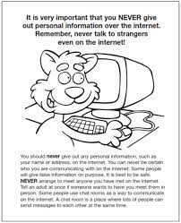 Click on the colouring page to open in a new window and print. Internet Safety