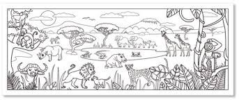 Coloriage D Une Fresque Savane Africaine Coloriage Savane Tete A Modeler En pleine découverte des paysages d'afrique, voici une petite trace écrite sur les animaux de la savane rencontrés dans nos documentaires sur la faune de la savane africaine. une fresque savane africaine