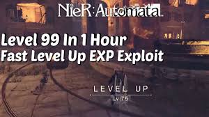 nier automata guide 3 ways to level up fast in the game