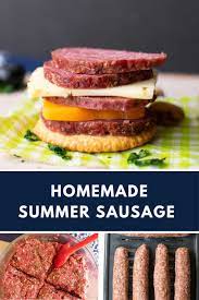 This rabbit sausage recipe is a tested recipe that is a perfect choice for your next meal. Homemade Recipe Summer Sausage Recipes Smoked Food Recipes Sausage Recipes