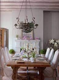 Black pendant light creates a sharp and strong look between the natural colors. Romantic Dining Rooms A Collection To Help Inspire Your Own Design Rustic Dining Room Dining Room Light Fixtures Best Modern House Design