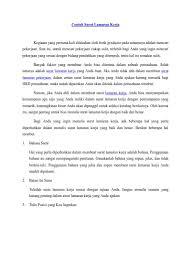 Surat lamaran kerja ini umum digunakan untuk melamar di berbagai perusahaan atau pt (perseroan terbatas) dan instansi lainnya. Contoh Surat Lamaran Kerja Pdf