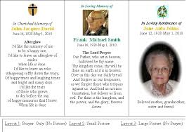 They are to remember the deceased and serve as a lasting memory and memorial tribute of the loved one. Personalized Memorial Funeral Or Sympathy Prayer Cards
