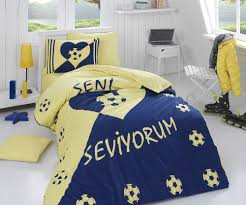 160 x 220 cm yastık kılıf: Ortum Tek Kisilik Taraftar Fenerbahce Uyku Seti Alkapida Com