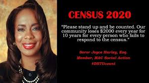 Tuesdays are Delta Census Days! Each Tuesday! Today Soror Joyce Wilson  Harley, Esq. tells us one reason why completing the Census is important and  we encourage everyone to complete the Census during