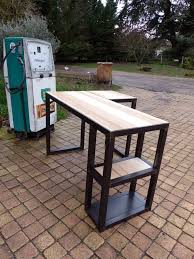 Bureau Industriel Metal Et Frene Fabrication Sur Mesure Brocantetendance 1 Bureau Industriel Meuble Fer Et Bois Meubles En Bois Modernes