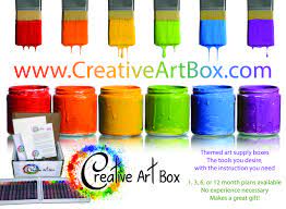 Monthly Art Supplies Delivered To Your Door Art Box Subscriptions Monthly Art Box Art Box Subscription Art Supply Box Monthly Art Box