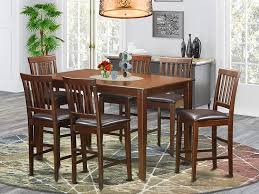 Rokane counter height dining table and bar stools (set of 4) | ashley furniture homestore. Amazon Com 7 Pc Counter Height Table Set Counter Height Table And 6 Counter Height Stool Furniture Decor