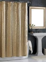 Glitzy And Glamorous Bath Accessories Gold Bathroom Decor Gold Shower Curtain Home