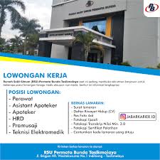 Loker tasikmalaya memiliki desain yang simple dan ringan digunakan. Lowongan Rsu Permata Bunda Tasikmalaya Tahun 2019 Lowongan Kerja Terbaru Tahun 2020 Informasi Rekrutmen Cpns Pppk 2020