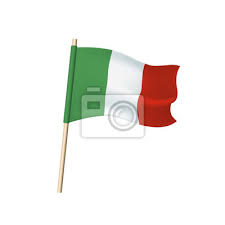Riesige auswahl verfügbarer flüge nach italien sensationell billig auf fluege.de buchen! Italien Flagge Auf Weissem Hintergrund Leinwandbilder Bilder Fahnenstange Patriotischen Patriot Myloview De