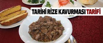 Turgay başyayla rize'de turşu kavurma yapımını gösterdi. Tarihi Rize Kavurmasi Tarifi