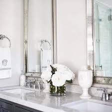 You can stack your wall with white cabinets. Black Quartz Bathroom Countertops Design Ideas