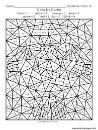 Print Color By Number Adults Maths Coloring Pages Math Coloring Math Coloring Worksheets Color By Number Printable