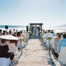 Tented Beach Wedding In Malibu California Wedding Beach Ceremony Wedding Venues Beach California Beach Wedding