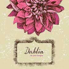 Pin By Dalia Staging Design On Dalia Design Staging Name Logo Concepts How To Draw Hands Dahlia Vector Flowers