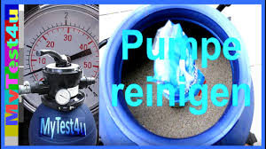 Sandfilter Pool Pumpe Reinigen T I P Spf 180 Youtube