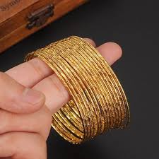 I like to make silver necklace set.tiny bangles six like. 15pcs Indian Traditional Gold Bangles Beautifully Made In 24k Gold Plated Dubai Gold Bangles Gold Bangles Indian Gold Plated Bangles