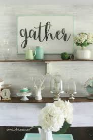 Simple and inexpensive wooden diy kitchen shelves will make your dining room look warm and comfortable. Diy Farmhouse Shelves
