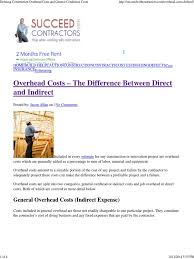 Overhead, as it relates to a general contractor or construction manager refers to field office overhead or general conditions/requirements, i.e. Defining Construction Overhead Costs And General Conditions Costs Cost Expense