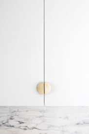 The backs of the open shelves and glass door upper cabinets help add interest with a pop of vintage blue that highlights the servingware. Sarah Sherman Samuel Sss X Park Studio Hardware Launch