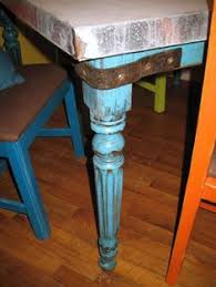 Clean lines and delicate wood grain finish make it modern and elegant to blend perfectly into any decor. 7 Metal Top Table Ideas Metal Table Top Table Zinc Table