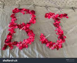 Rose Petals Shape Bj Funny Romance Stock Photo 1401443447 | Shutterstock