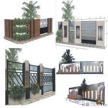 Desain Pintu Gerbang Pagar Rumah Westil Desain