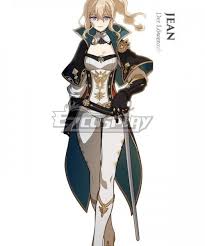 Genshin Impact Jean Cosplay Costume Sponsored Impact Genshin Jean Cosplay Costumes Cosplay Cosplay Anime
