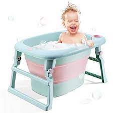 Cuddleduck baby bath toy and teether. Bewave Baby Bath Tub Folding Infant Bathtub Portable Collapsible Newborn Toddler Bath Support With Cushion For 0 5 Years Green Buy Online In Saint Vincent And The Grenadines At Saintvincent Desertcart Com Productid 130780170