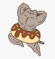 Pusheen coloring pages can help you enjoy your favorite cat character. Pusheen Muscle Donut Cute Kawaii Im Not Sorry Pusheen Muscles Hd Png Download Transparent Png Image Pngitem
