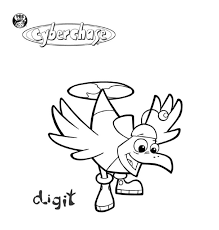 Cyberchase see the tail rotor blades coloring pages for kids #duf : Digit Coloring Page Kids Coloring Pages Pbs Kids For Parents