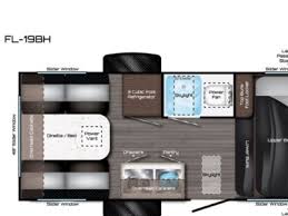 The wet bath will come in handy after hiking the trails or sitting outside all day. 2019 Travel Lite Falcon F Lite Fl 19bh Free Rv Classifieds Used Rvs Rv Classes Motorhomes Travel Trailers 5th Wheel Rvs For Sale