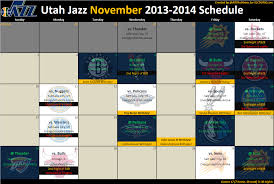 Utah Jazz 2013 2014 Schedule High Resolution Downloads