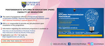 At present, the centre for foundation studies in science is preparing students to further their studies. Postgraduate Diploma In Education Universiti Malaya Facebook