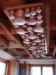 Unusual Ceiling Design Ideas Ceiling Decoration Ideas Tin Cans Recycled Lamp Tin Can Lights Diy Light Fixtures