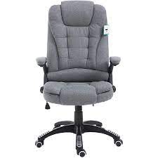 Cherry Tree Furniture Executive Recline Extra Padded Office Chair Standard Mo17 Grey Fabric Shop Designer Home Furnishings