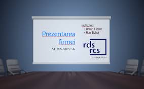 Echipa rcs & rds este foarte importanta pentru noi si vrem sa o extindem cu noi colegi, capabili sa ne sustina in demersul nostru de a ramane lider in descrierea postului: Prezentarea Firmei S C Rcs Rds S A By Daniel Clintoc