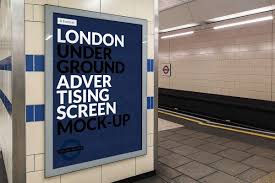 London Underground Screen Mockups 15 London Underground Underground Real Background