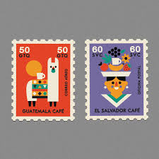 Ryan Chapman Ryanxchapman Twitter Postage Stamp Design Doodle Illustration Postcard Design