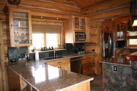 log cabin kitchen designs best log home