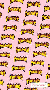 Teenagers, tumblr, aesthetics, grunge, vintage, retro, skaters. Thrasher Fire Logo Wallpapers On Wallpaperdog